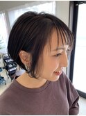 大人ショートボブ