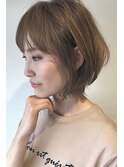 大人可愛いショートボブ 【レセ流山店】