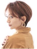 前髪長め大人ショート/ショコラベージュ/20代30代40代