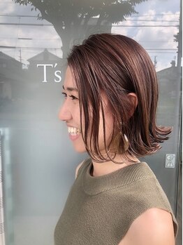 ティーズヘアー(T's HAIR)の写真/【T's HAIR】実力派Stylistが『トレンド×個性』をMIXした、オーダーメイドなデザインをご提案◎