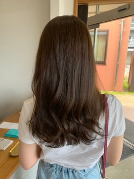 バサラ 敷戸店(basara) うる艶ラベンダーアッシュ×ゆるふわミディ【敷戸/大分】