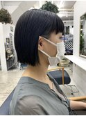 ぱつっとボブとぱつっとワイドバング