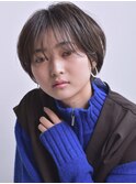 【天神 今泉 大名】丸みショート フェザーバング