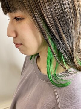 リルウ 阿倍野キューズモール(LILOU) グリーンインナー