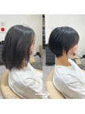 Lond.海気　大人丸みショート　Before After