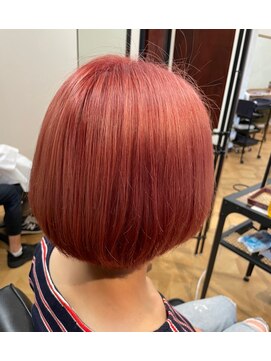 エイルヘアー トウカダイ(AYL hair toukadai) サーモンピンクヘアカラー