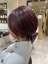 ルシードスタイル ボーグル岐阜店(LUCIDO STYLE BOGL) ピンク×ショート