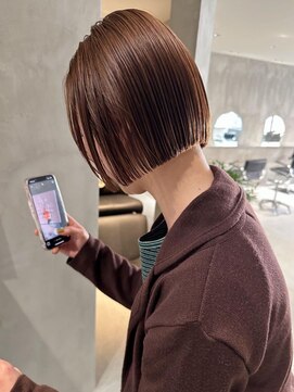 ハウ 心斎橋(how) ミニボブ/ショート/ショートヘア/前下がりボブ/ぱつっとボブ