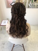 ヘアセットサロン クリアリティ(clarity) サイドまとめハーフアップ