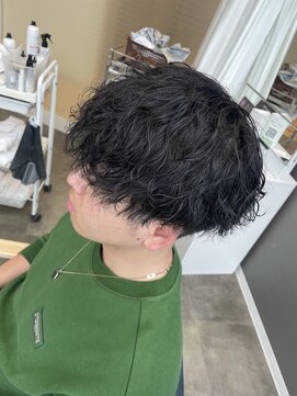 ブランシェ 西松山店 マッシュ×波巻きパーマ