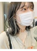切りっぱなしボブ/イヤリングカラー/美髪[横浜駅]