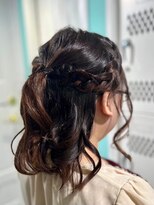 マティーナ ヘアー 池袋(Matina hair)&nbsp;【編み込みアレンジハーフアップ】20代30代40代50代