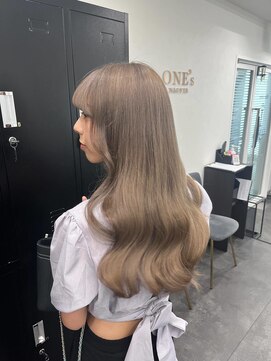 ワンズ ナゴヤ ヴィラ 名古屋栄(ONE's NAGOYA VILA) シアーカラー/カール/セミディ/姫カット