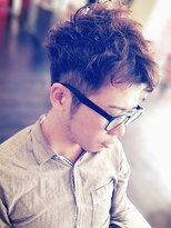 ヘアー アンド メイク アーム(hair and make ame) クセ毛をいかしてパーマ風に！
