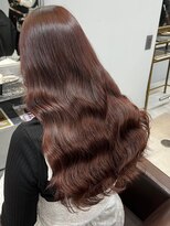 オズ 安積店(OZ)&nbsp;ダブルカラー外ハネボブインナーカラーハイライトケアブリーチ