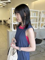 クリアーオブヘアー 池下店(clear OF HAIR)&nbsp;暗髪カラー×切りっぱなしボブ