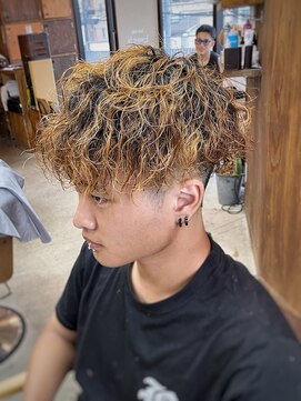 ロルド シェリ(Rold Cheri) 【山本智文】メンズ酸性パーマツイストスパイラルパーママッシュ