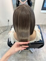 ペレ 梅田(PELE)&nbsp;前髪/アンブレラカラー/こなれミディ/イメチェン/ウェーブパーマ