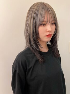 シーン(SCENE) ルーツカラー　レイヤーカット　ウルフ　ブリーチ【天神/今泉】