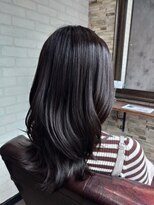 アトリエナガノ(atelier nagano) ニュアンスカラー/センターパート/ツヤ髪スタイル/ブルージュ