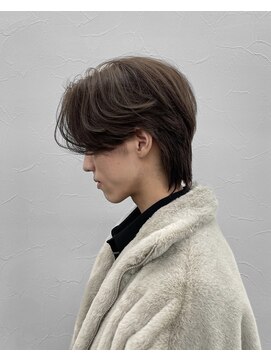 ソソ(soso) 韓国毛流れセンターパート/ニュアンスパーマ/韓国マッシュ