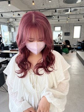 タイドヘアー 高槻店(TIDE HAIR) ピンクカラー