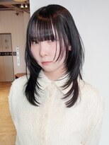 アルバム 池袋(ALBUM) ロングミディアムウルフレイヤーウルフカット_ba539491