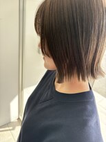 美容室 アイディー i-dee おくれ毛グレージュ