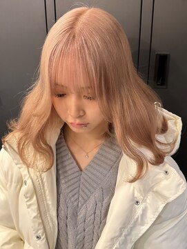 ベレーザ 渋谷(BELEZA) 13305ミルクティーベージュ姫カットレイヤー韓国くすみベージュ