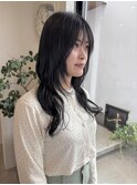 顔周りレイヤースタイル