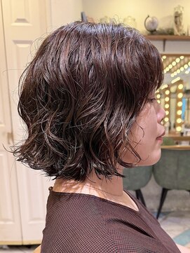 ロンド パルティール 大宮(Lond partir) ミニウルフレイヤーカット顔周りカット前髪カットショート/大宮