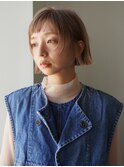 顔まわりレイヤー×ボブ