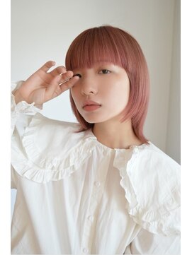 ソイクフ 高田馬場店(SOY-KUFU) 20代30代40代◎似合わせサーモンピンクミディ