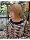 ハイトーンボブ/顎ラインボブ/切りっぱなしボブ/中谷翔