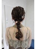 ヘアセット×あみおろし