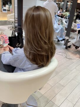 エアー 銀座(air) ★岡田有加★似合わせ★銀座★ハイライト×レイヤー