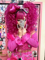 ヘアセットアップス(UP's)&nbsp;派手ギャル♪可愛い☆『ピンクデカ盛りツインテール』