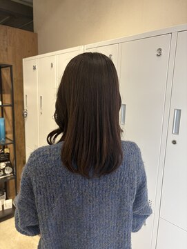 上品な韓国風くびれ巻きスタイル