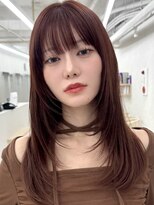 エジョン 三鷹店(Aejon)&nbsp;三鷹レイヤーカット韓国ダブルカラー顔周り前髪カットボブ