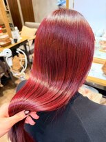 ヘアリゾート粋 新宿三丁目本店 艶髪/髪質改善/ストレート/トリートメント/レッド