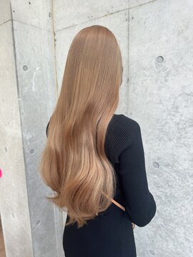 クーナバイトマト 横浜(Cuna by TOMTO) 【MISATO】ミルクティーベージュ_ロングレイヤー