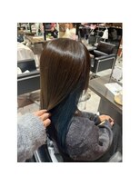 アヴァンス 和泉中央店(AVANCE)&nbsp;インナーカラー×髪質改善カラー×ブルー