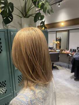 シアン 綱島店(CYAN) やめられない！ブロンドベージュで気分はキャメロンディアス！