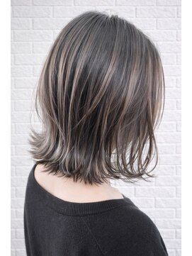 アンディー(&dy) シアーグレージュハイライトボブ×髪質改善トリートメント