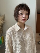 ノラギンザユー(NORA GINZA/U) ショートボブボブパーマレイヤーボブニュアンスボブ