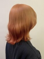 ミミ ブランシェ(Mimi Branche)&nbsp;ブリーチカラー オレンジレイヤーカット
