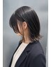 カット+インナー1回→BLEACH+全体1色 フルカラー＋エアンス 4Step Tr/17500