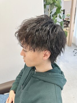 チェレ ブラン 堺東店(Chere brun) ウルフスパイラルパーマ・ツーブッロク・波巻きパーマ