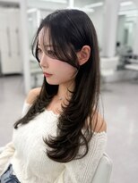 アマトウキョウ アユンチェ(AMA TOKYO×AYUNCHE) 前髪顔まわり韓国ヘアレイヤーカットサイドバンク2wayバンク韓国