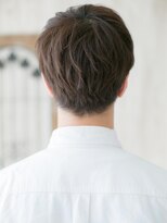 モッズヘア メン 南越谷南口店(mod's hair men)&nbsp;ダークブラウン刈り上げ爽やかスーツスマートマッシュ20代30代b1